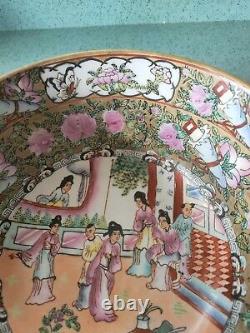 Stunning Antique Family Rose Chinese Large Bowl