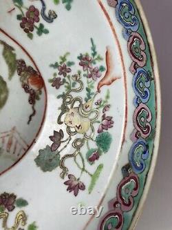 Stunning Large Chinese Famile Rose Porcelain Basin 19th Century