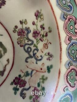 Stunning Large Chinese Famile Rose Porcelain Basin 19th Century