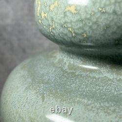 Stunning Oriental Celadon Glazed Double Gourd 27cm Large Vase