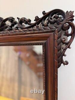 Unique Large real wood vintage mirror from Vietnam