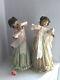 Unique & Rare Pair Of Large Antique Vintage Chinese Automated Dancing Dolls