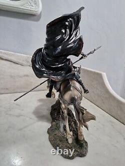 Vbnhgf Sculpture Large Chinese Warrior Figure Mounted Resin