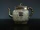 Very Beautiful Large Chinese Export Silver Teapot-bamboo-19th C. Wanghing Mark