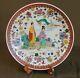 Very Fine Large 12 Chinese Polychrome Royal Court Scene Plate Ca. 1900 30's