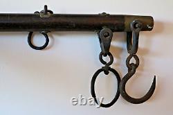 Very Large(170cm) Antique Chinese Iron Steelyard Balance Weighing Scale