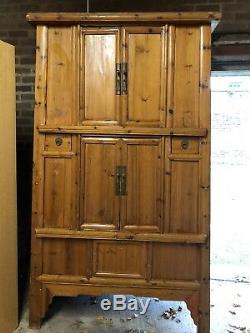 Very Large Antique Oriental Cupboard