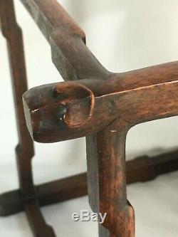 Vintage Antique Chinese Carved Wood Display Table Stand Large