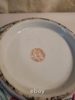 Vintage Antique Chinese Famille Rose Medallion Canton Porcelain Bowl Large 10