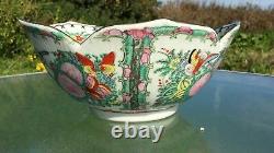 Vintage Decorative Chinese Large Porcelain Punch Bowl