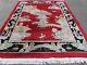 Vintage Hand Made Art Deco Chinese Oriental Red Wool Large Carpet 320x250cm