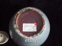 Vintage Large Chinese Porcelain Crackle glazed Lidded Jar 13