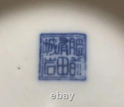 White & Blue Large Chinese Bowl