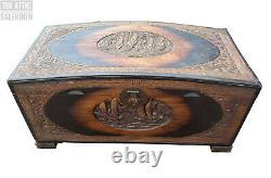 X Large Fantastic Antique Vintage Oriental Chinese Camphor Wood Chest Trunk, Box
