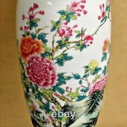33 Vase De Porcelaine Chinoise Très Fine Lampe-florale- Style De Cloisonne Asiatique