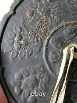 618 À 907 Ad Ancienne Dynastie Chinoise Tang Grand Miroir En Bronze Argenté