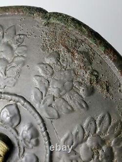 618 À 907 Ad Ancienne Dynastie Chinoise Tang Grand Miroir En Bronze Argenté