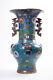 Antique Chinois 19ème Original Extra Grand Vase Cloisonne 68 Cm