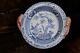 Belle Grand Chinen Porcelaine Profonde Chargeur Dish Kangxi 18èmec 41,5 Cm 16,6 En