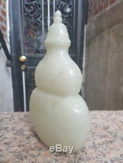 Belle Grand Jade Vase Chinois