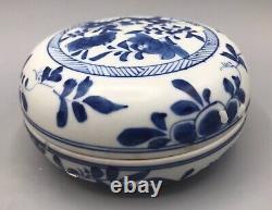 Boîte en porcelaine de la dynastie chinoise Qing avec couvercle, provenant du naufrage du navire Ca Mau