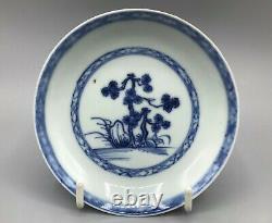 Cargo De Naufrage Nanking Large 'blue Pine' Pattern Tea Bowl & Saucer
