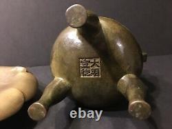 Censeur De Bronze Chinois, Marque Xuande