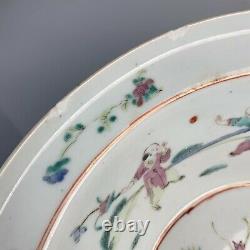 Chine Export Porcelaine Famille Rose Laver Basin/grand Bowl C 19th Late Qing
