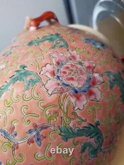 Chinese Vintage 1950's Grand Pot De Porcelaine Jar Peranakan / Nyonya Collectionneur