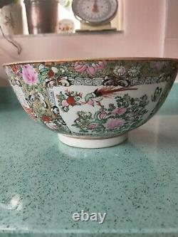Éblouissante Famille Antique Rose Chinese Grand Bowl