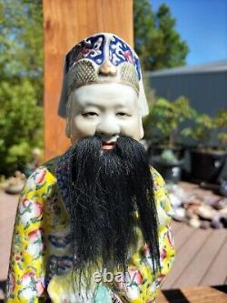 Figure De Porcelaine De Grande Taille Fabriquée À La Main Par Les Chinois