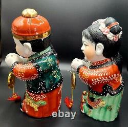 Figurines chinoises JINTONG et YUNU très grandes