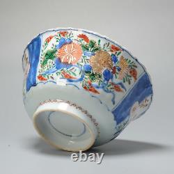 Grand Bol Kangxi Antique Porcelaine Chinoise 18c Imari Verte