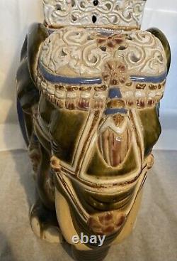 Grand Étalon Antique De Porcelaine Chine Éléphant