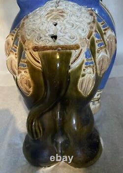 Grand Étalon Antique De Porcelaine Chine Éléphant