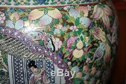 Grand Jardin Chinois Planteur Goldfish Bowl Fleurs Colorées Hommes Femmes