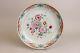 Grand Porcelaine Chinoise Antique Deep Dish Famille Rose 18ème Siècle. 35 Cm / 14