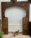 Grand Vintage Vieux Chinois Sculpté Bois Archway Doorway Décorateur D'intérieur