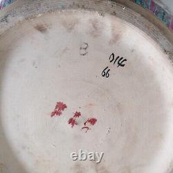 Grand bol à poissons en céramique de porcelaine de Jingdezhen de la dynastie chinoise Famille Rose