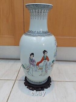 Grand vase chinois 'Dames'