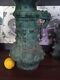Grand Vase Chinois Antique En Laiton/bronze Lourd