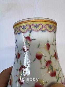 Grand vase en porcelaine antique chinoise. Guangxu 18 pouces