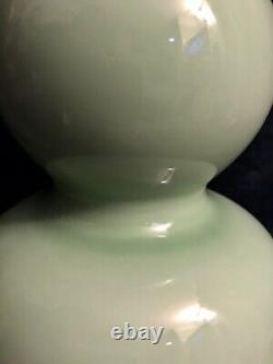 Grande Antiquité Porcelaine Chinoise Monochrome Celadon Glaze Double Gourd Vase 14