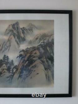 Grande Couleur D'encre De Peinture Chinoise Par Zhang Jinsheng (b. 1963) Signé