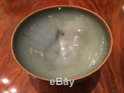 Grande Et Rare Dynastie Yuan Junyao Baie Vitrée Bowl Chinois