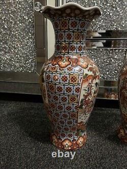 Grande Paire De Vases Chinois Antiques