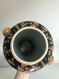 Grande Vase chinois vintage du milieu du XXe siècle