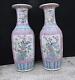 Grands Vases En Porcelaine Chinoise Assortis Paire D'urnes De Chine Qianlong En Céramique