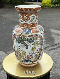 Large Vase Chinois. Grand Et Impressionnant. 39,5 CM De Haut