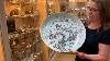 Old Porcelaine Chinoise Chargeur Guangxu Mark Qing Dynasty Énorme 18 Pouces De Diamètre